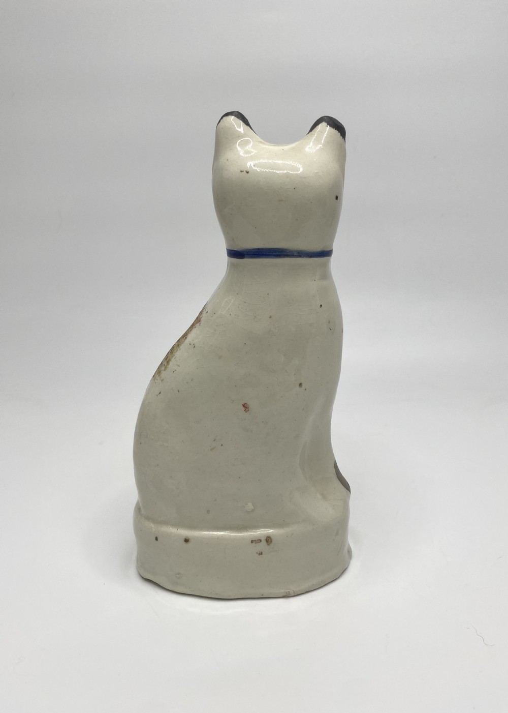 Pair Staffordshire pottery cats, c.1860. View VIII
