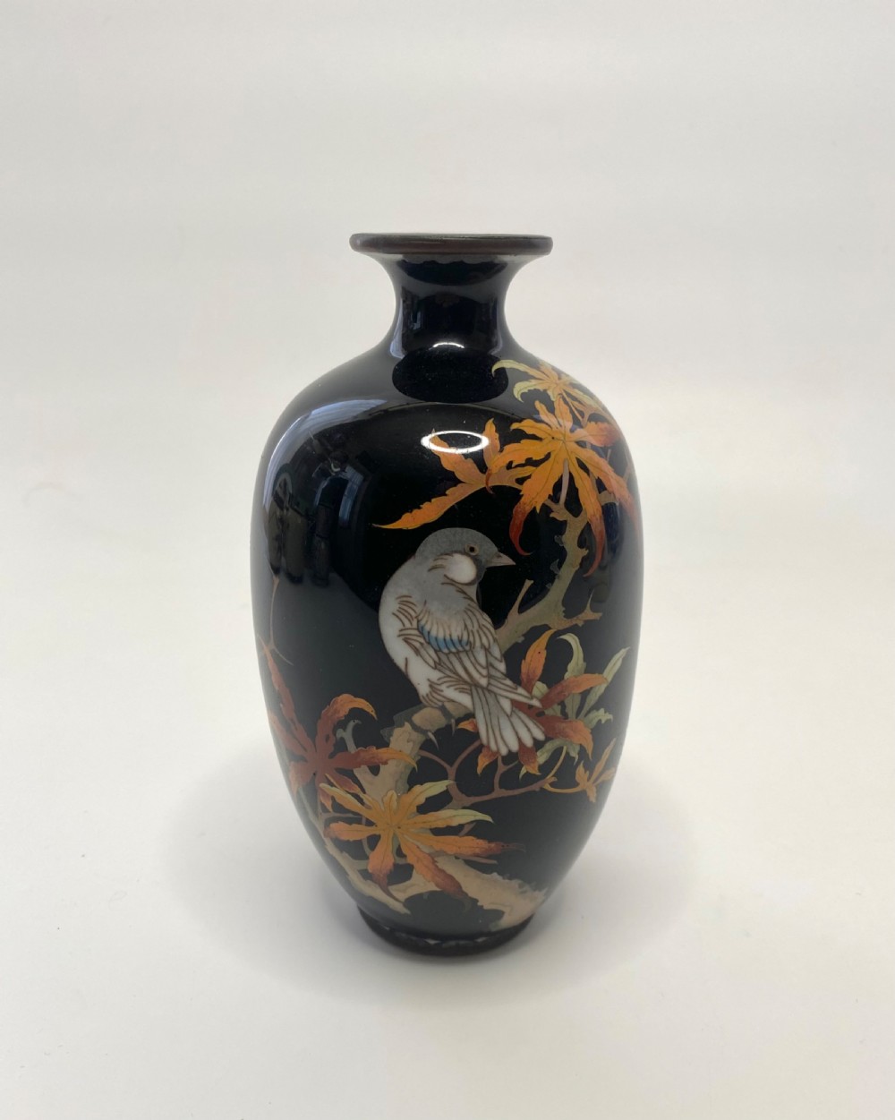 Japanese cloisonné vase, c. 1890, Meiji Period.