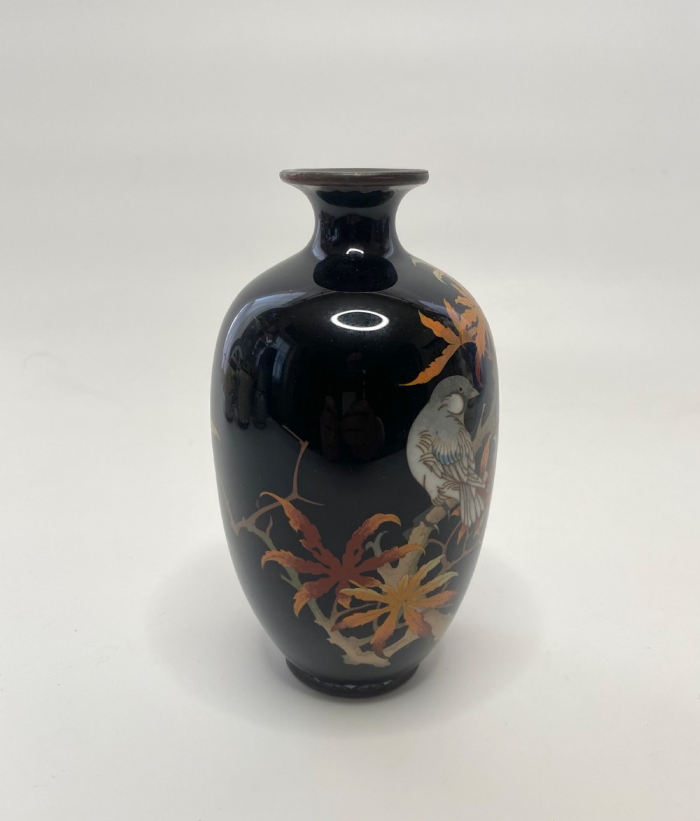 Japanese cloisonné vase, c. 1890, Meiji Period. View V