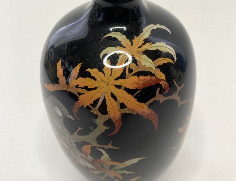 Japanese cloisonné vase, c. 1890, Meiji Period. View VII