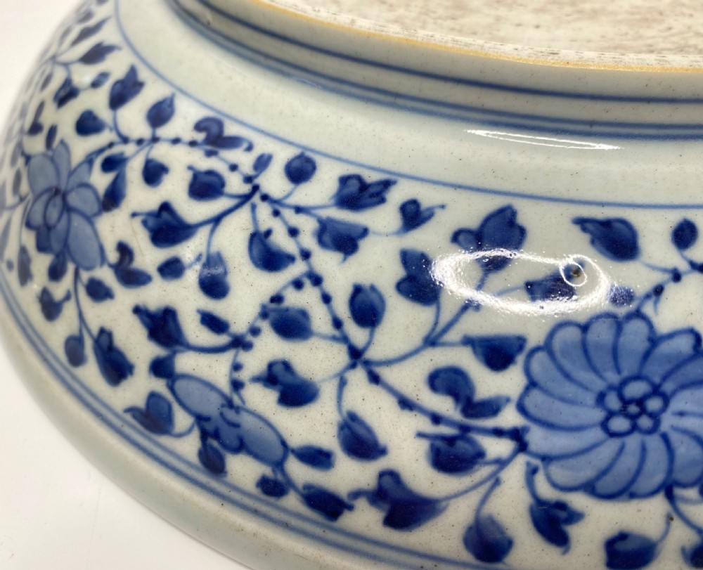 Chinese porcelain Lotus Bouquet dish, 18th Century. View VI
