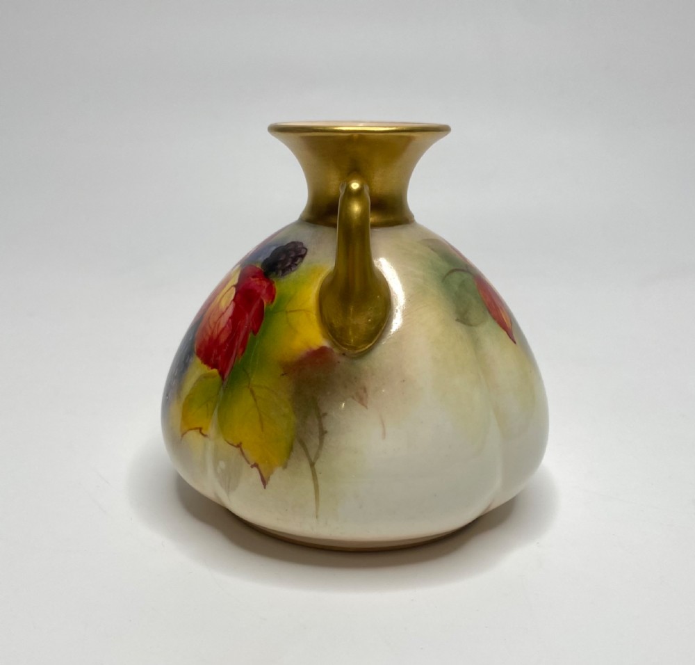 Royal Worcester vase, Kitty Blake, d. 1931. View V