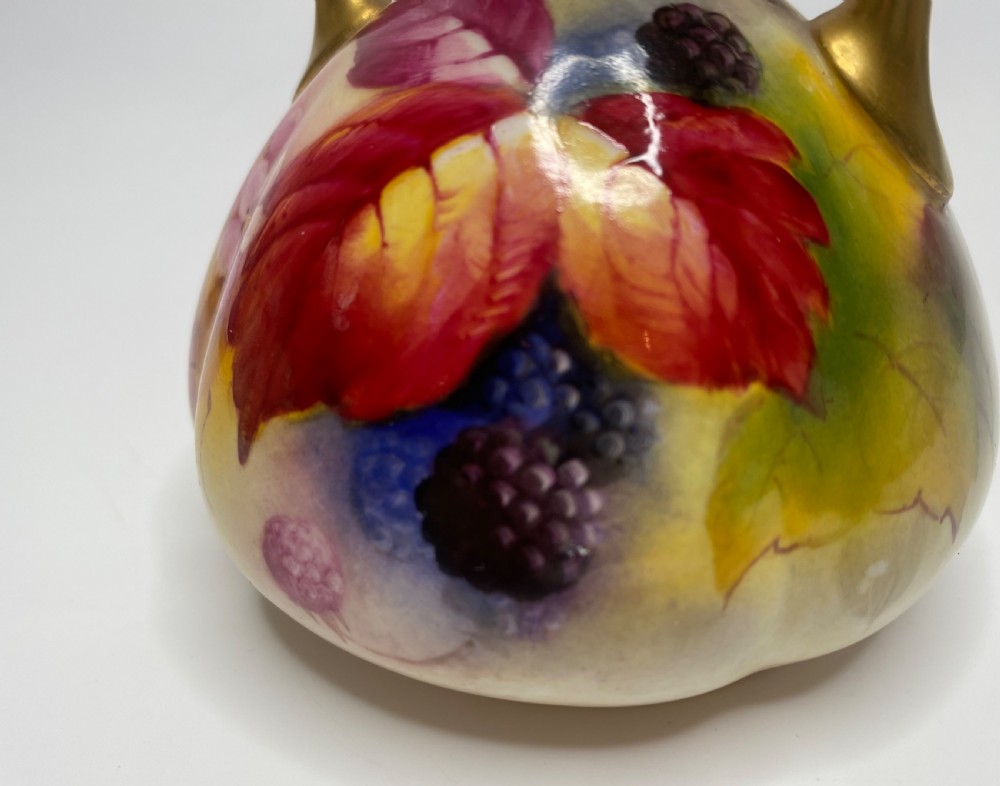 Royal Worcester vase, Kitty Blake, d. 1931. View VI