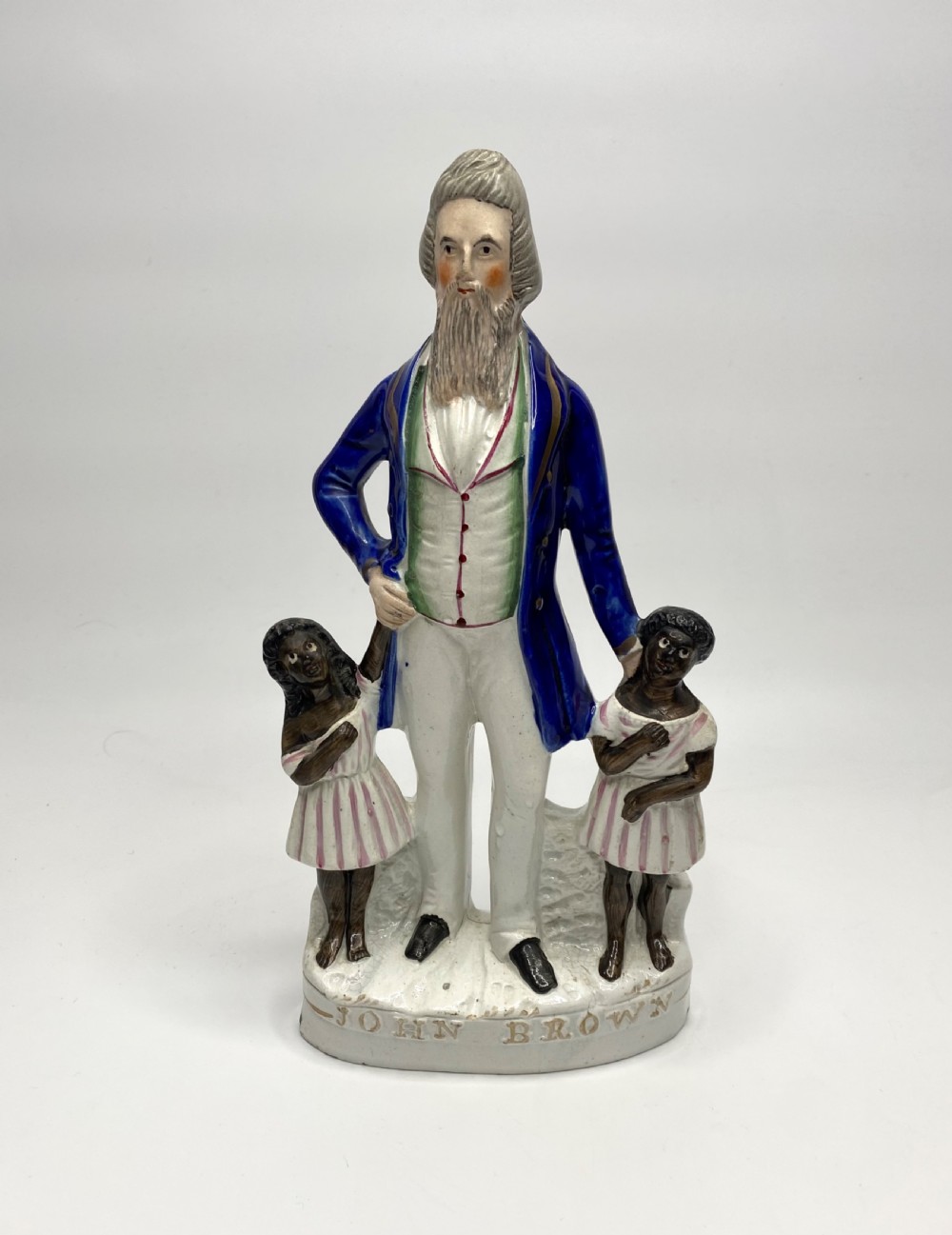 Staffordshire pottery John Brown, Abolitionist, c. 1859.