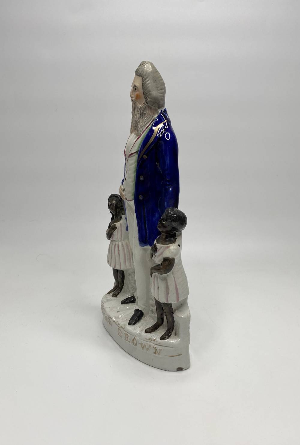 Staffordshire pottery John Brown, Abolitionist, c. 1859. View IV