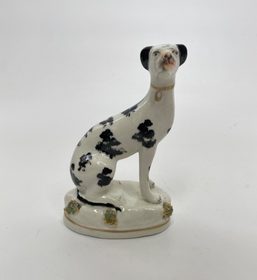 Staffordshire pottery Greyhounds, c. 1850. View III