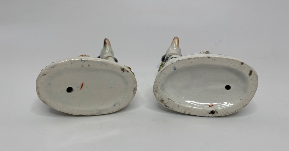 Staffordshire pottery Greyhounds, c. 1850. View IV