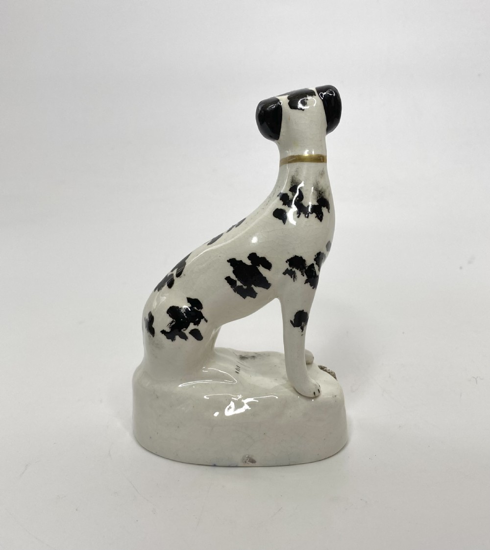 Staffordshire pottery Greyhounds, c. 1850. View VIII