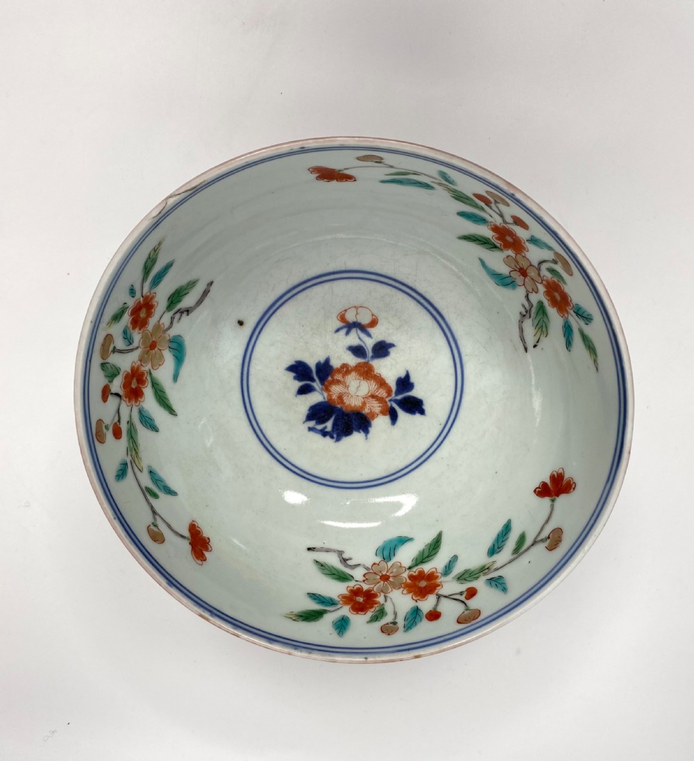 Japanese porcelain bowl, Kakiemon kilns, c. 1700. Genroku Period. View VII