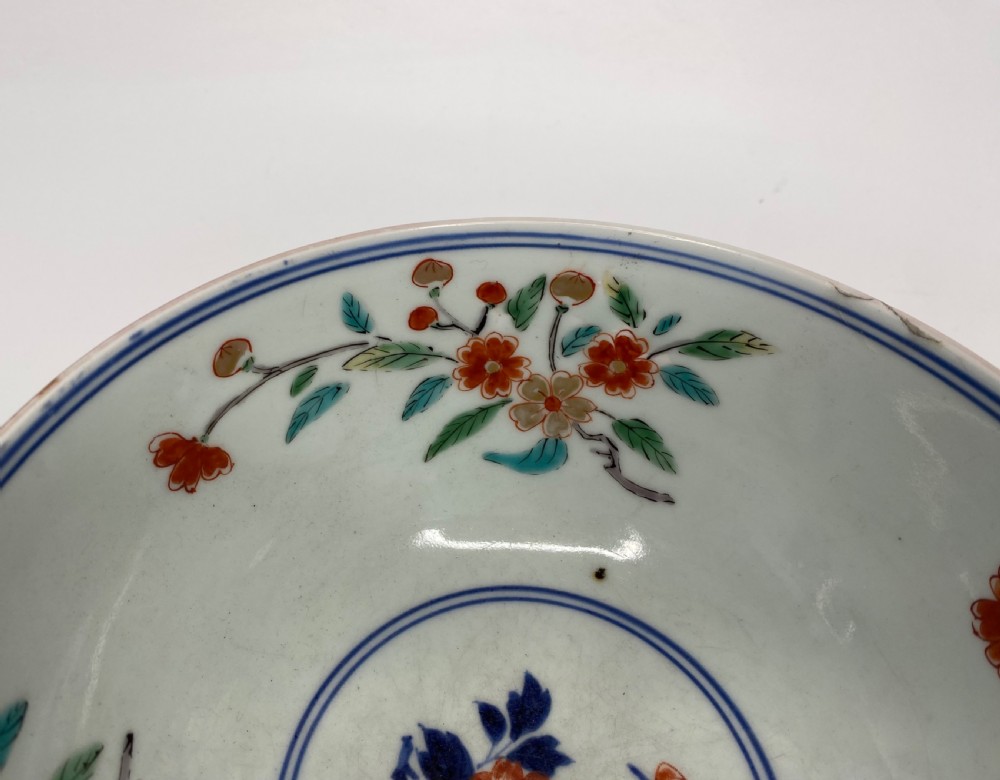 Japanese porcelain bowl, Kakiemon kilns, c. 1700. Genroku Period. View IX
