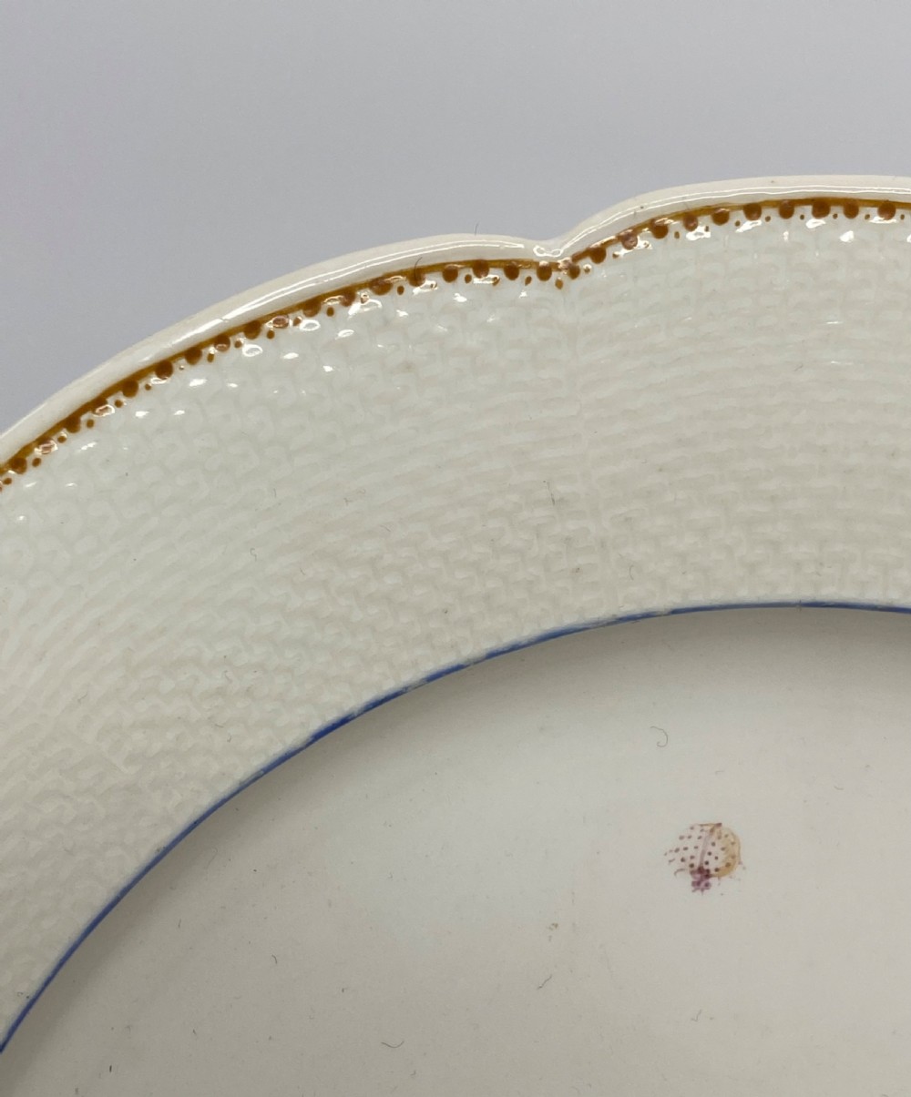 Chantilly porcelain plate, France, c. 1755. View IV