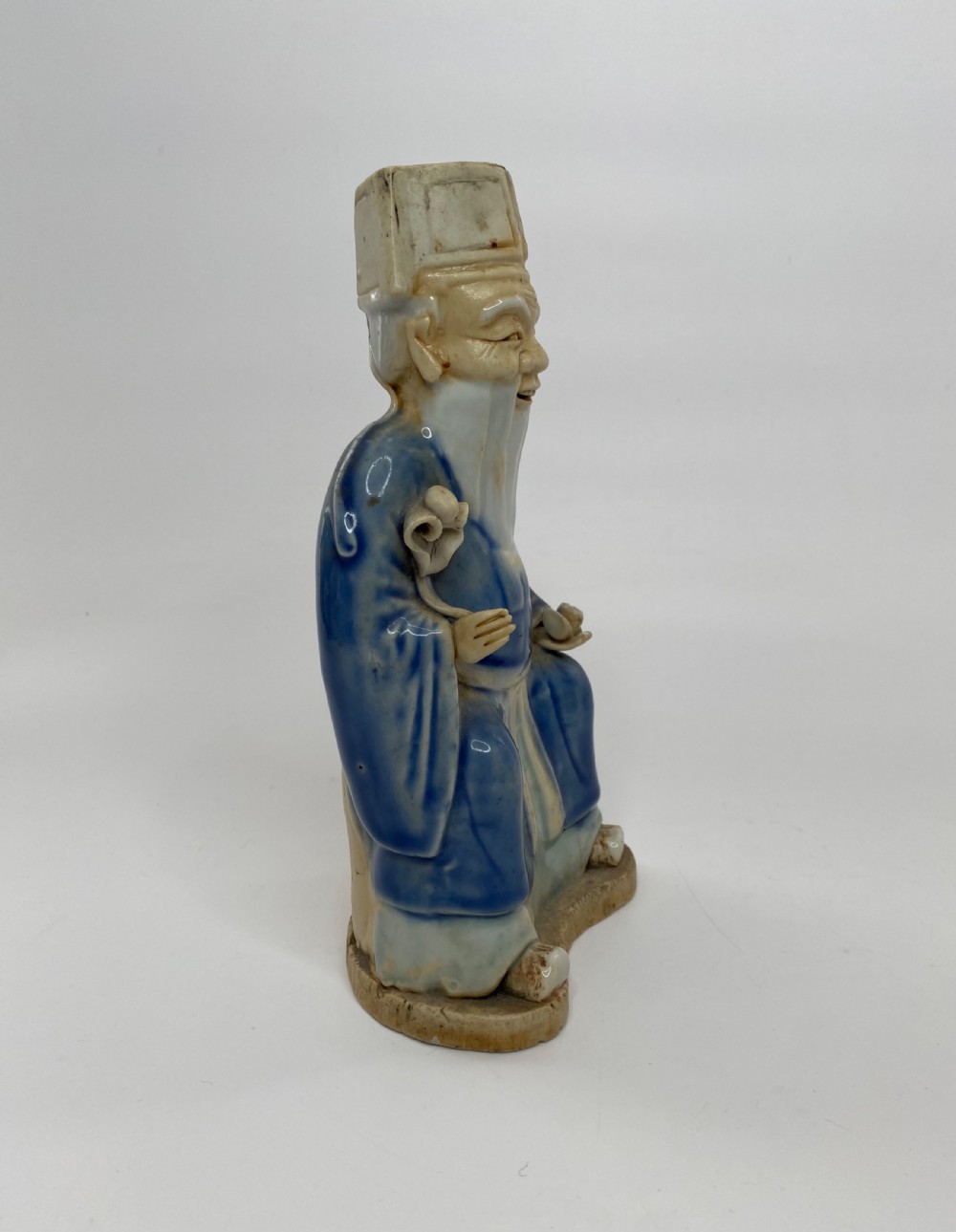 Chinese figure Cai Shen, c. 1800, Jiaqing Period. View II