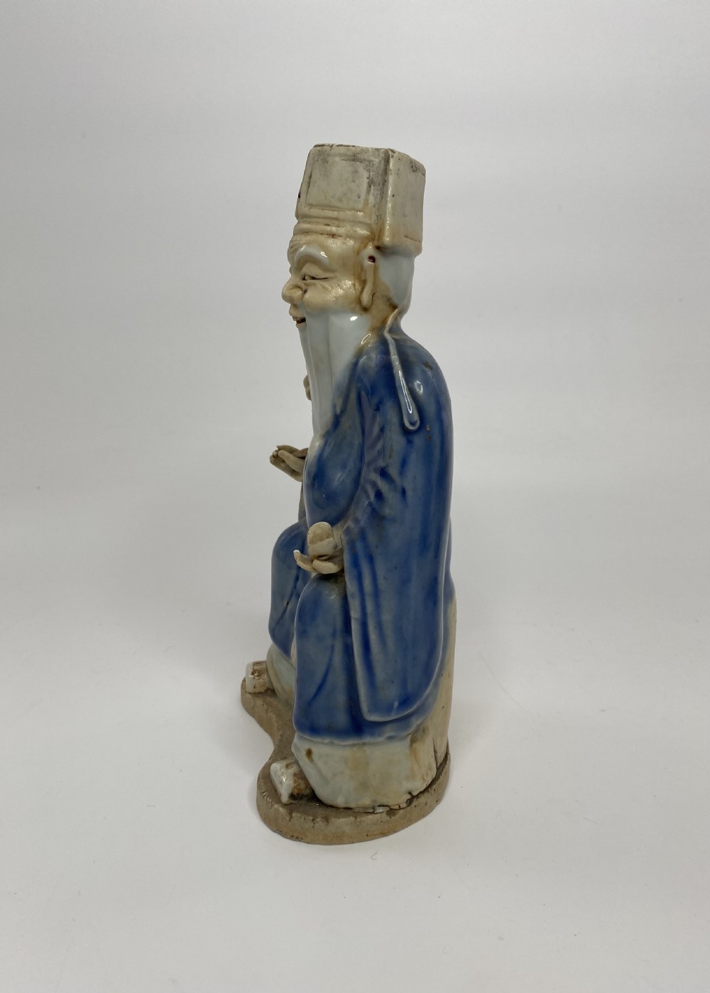 Chinese figure Cai Shen, c. 1800, Jiaqing Period. View IV