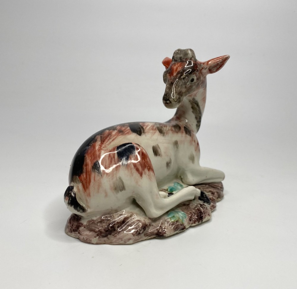 Staffordshire porcelain ‘Hind at Lodge’, c. 1790. View II