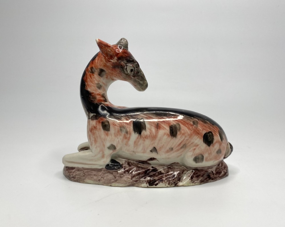 Staffordshire porcelain ‘Hind at Lodge’, c. 1790. View III