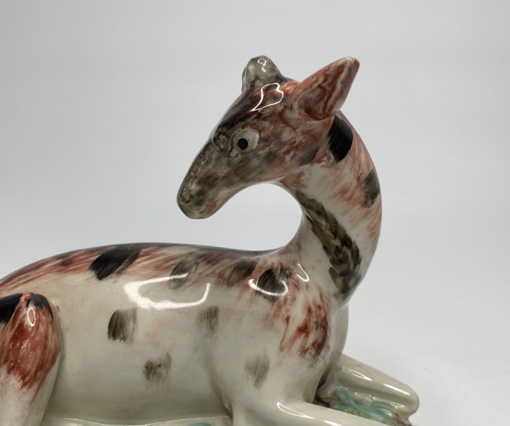 Staffordshire porcelain ‘Hind at Lodge’, c. 1790. View V