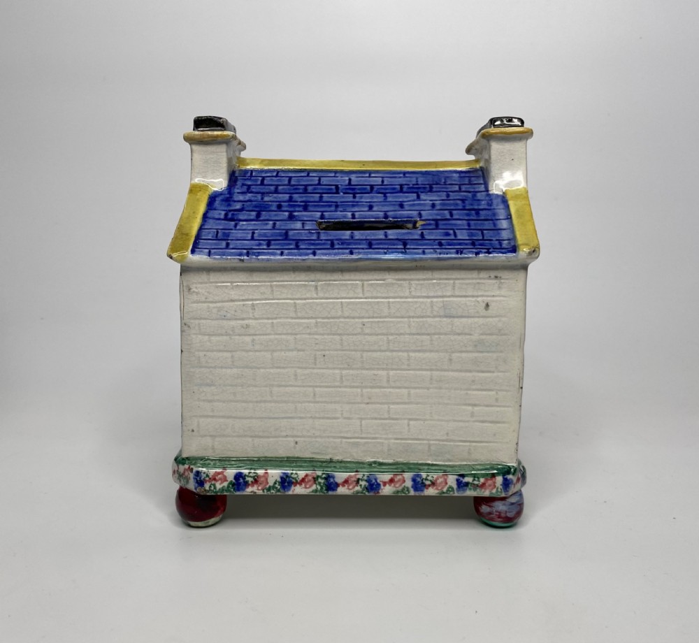 Pratt Wesleyan Chapel money box, Mexborough Pottery, dated 1847. View III