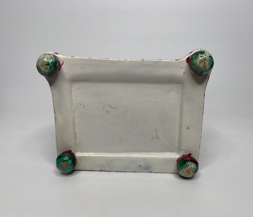 Pratt Wesleyan Chapel money box, Mexborough Pottery, dated 1847. View IX