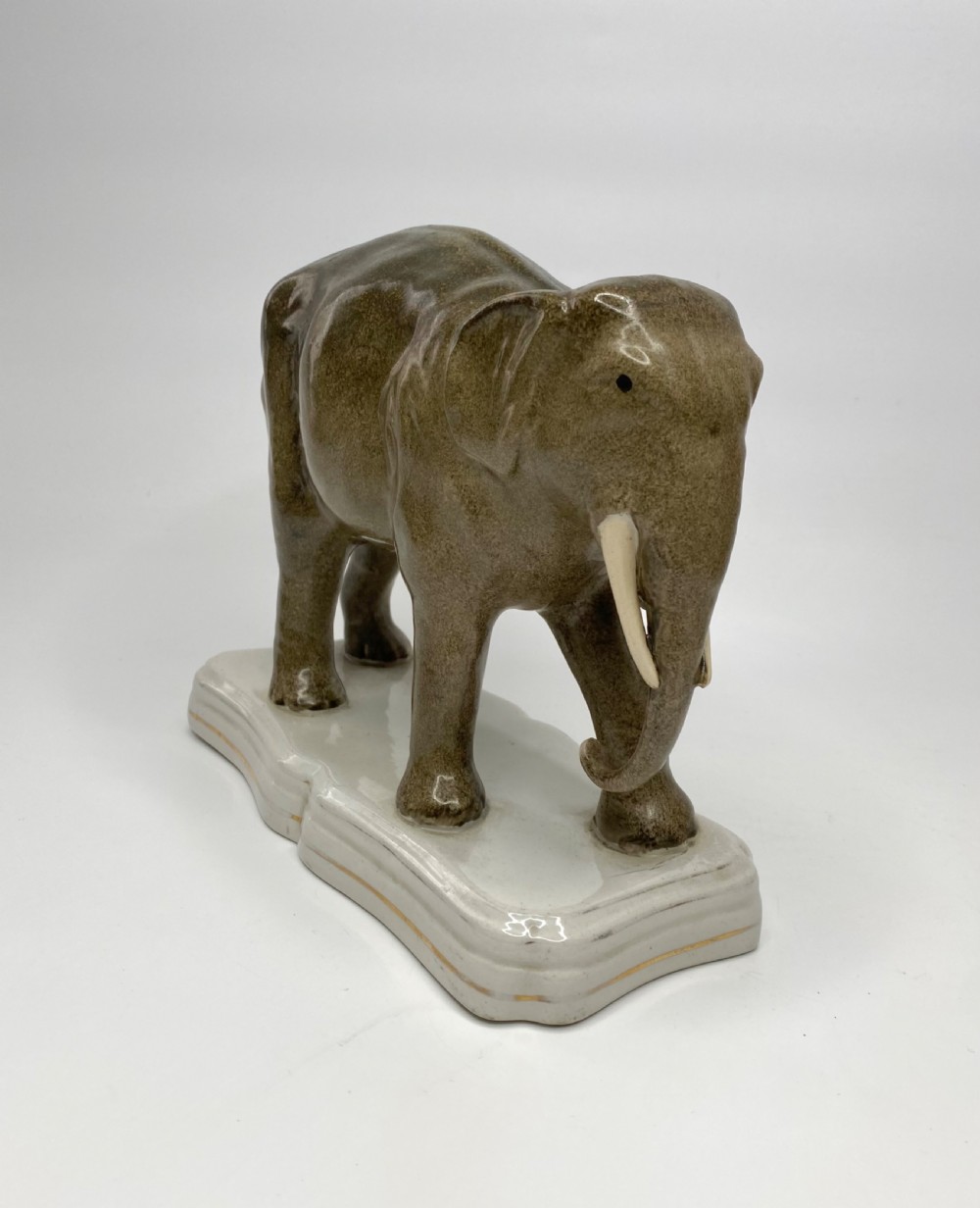 Staffordshire pottery elephant ‘Jumbo’ c. 1860. View II