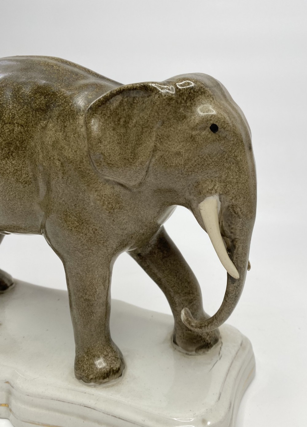 Staffordshire pottery elephant ‘Jumbo’ c. 1860. View VI