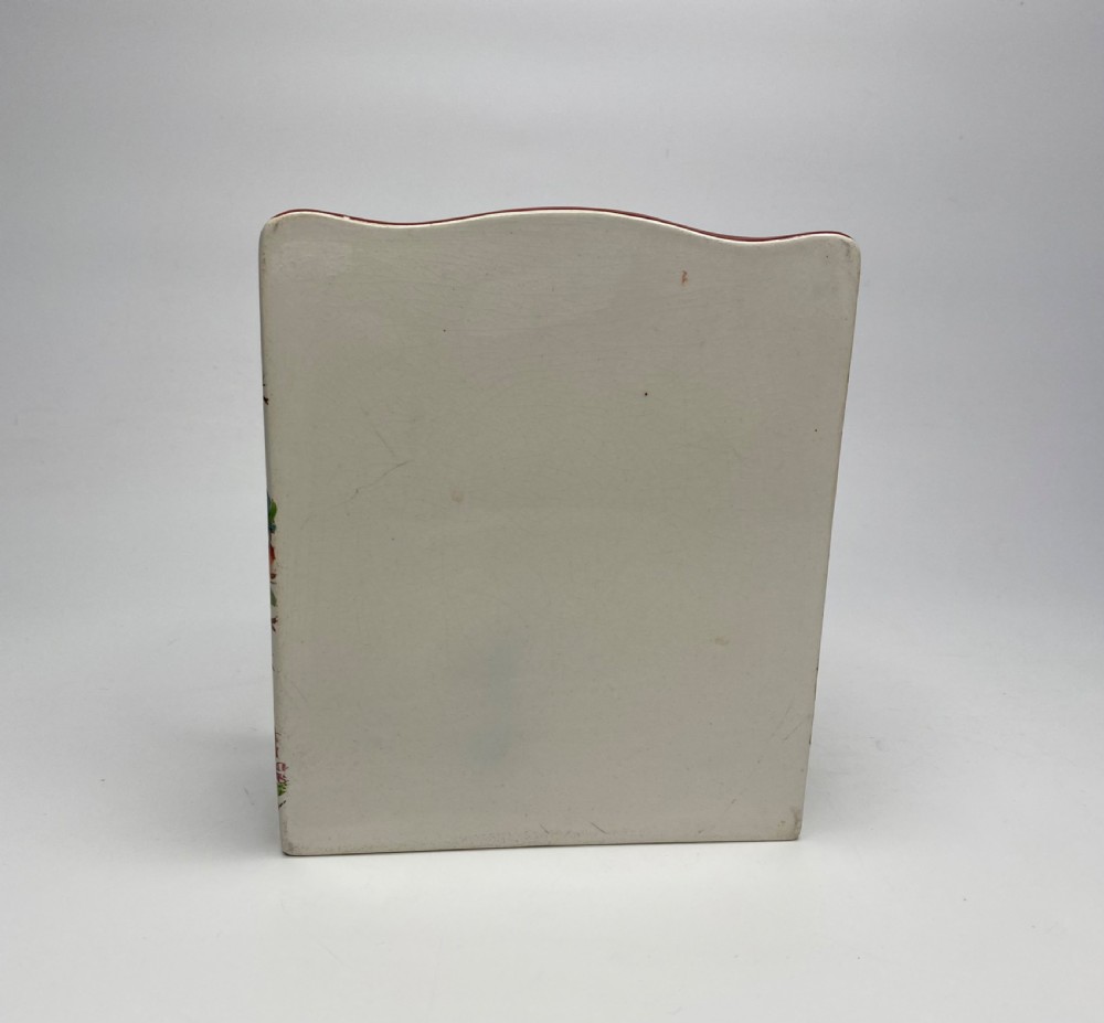Wedgwood pottery letter rack, c. 1900. View III