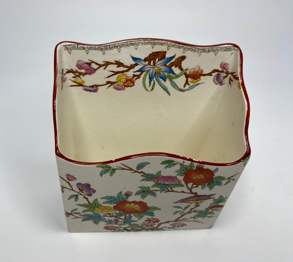 Wedgwood pottery letter rack, c. 1900. View V