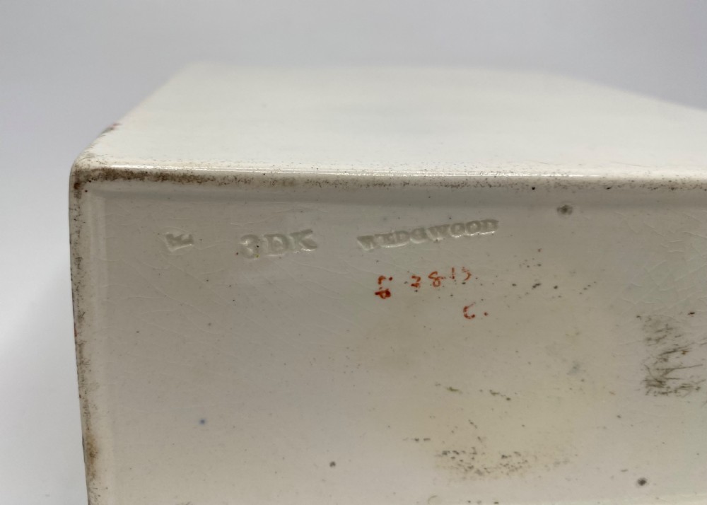 Wedgwood pottery letter rack, c. 1900. View VIII