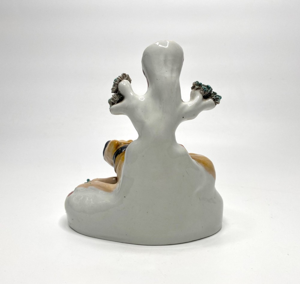 Staffordshire pottery Mastiff spill vase, c. 1855. View III