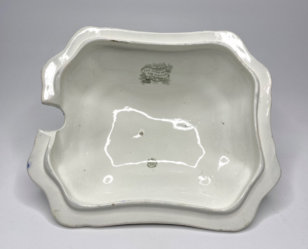 Copeland & Garrett ‘Aesops Fables’ tureen, cover & ladle, c. 1840. View X