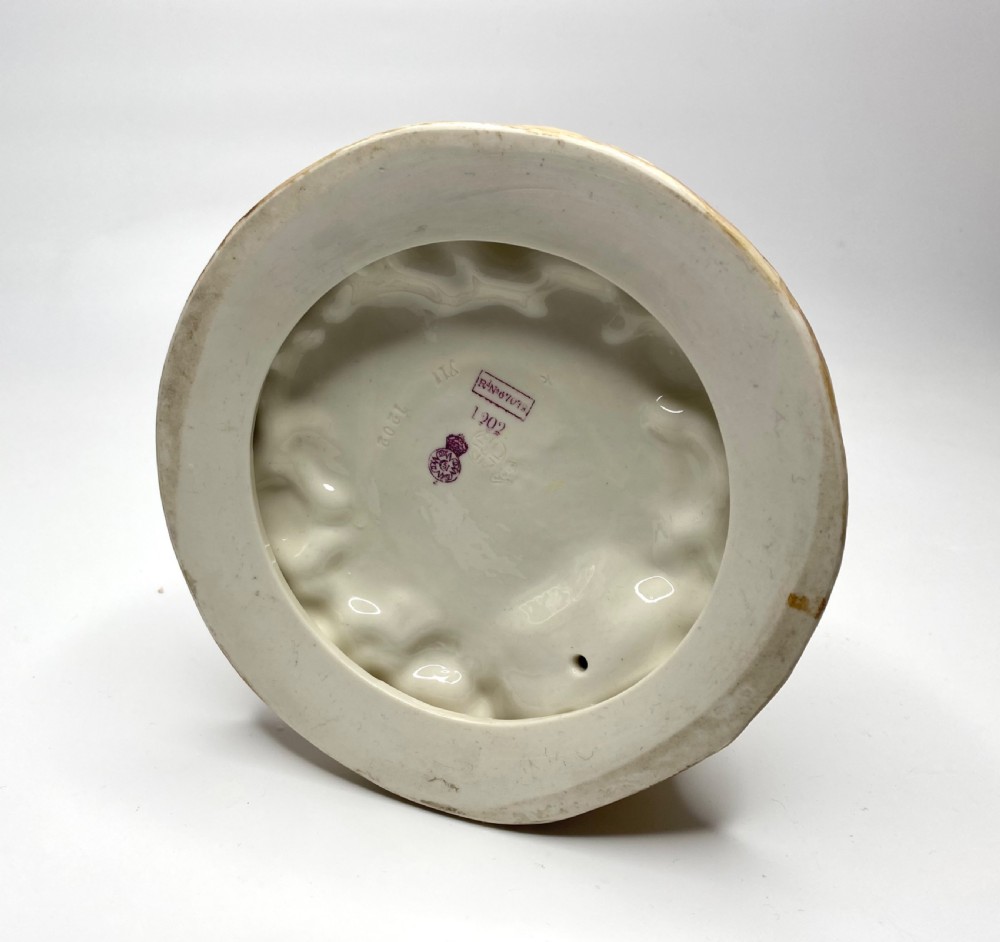 Royal Worcester French fisher girl, James Hadley, d. 1888. View XII