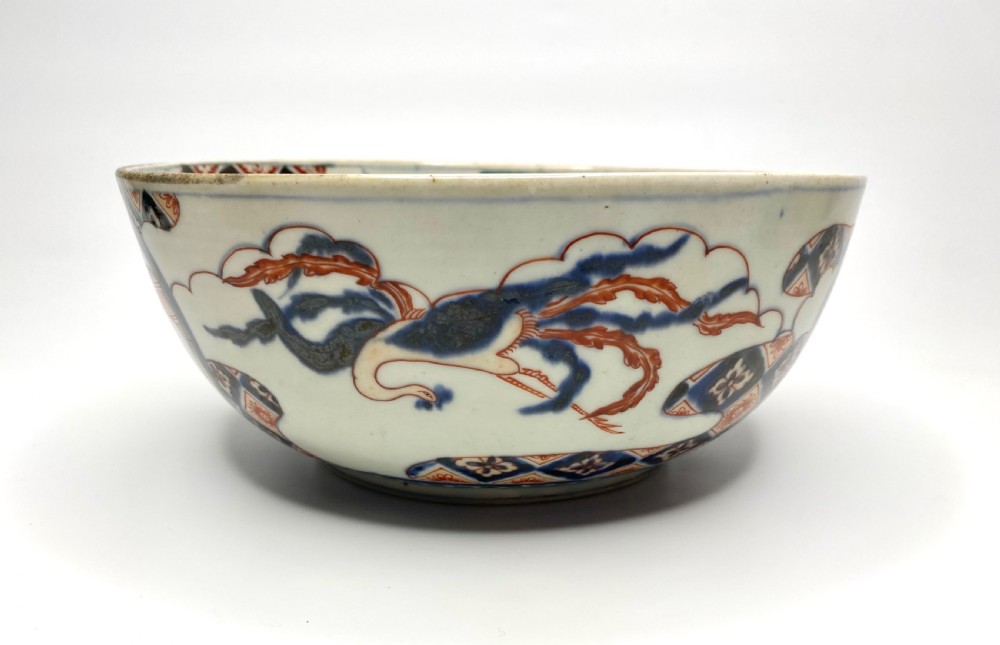 Imari porcelain bowl, Arita, Japan, c. 1700, Genroku Period. View III