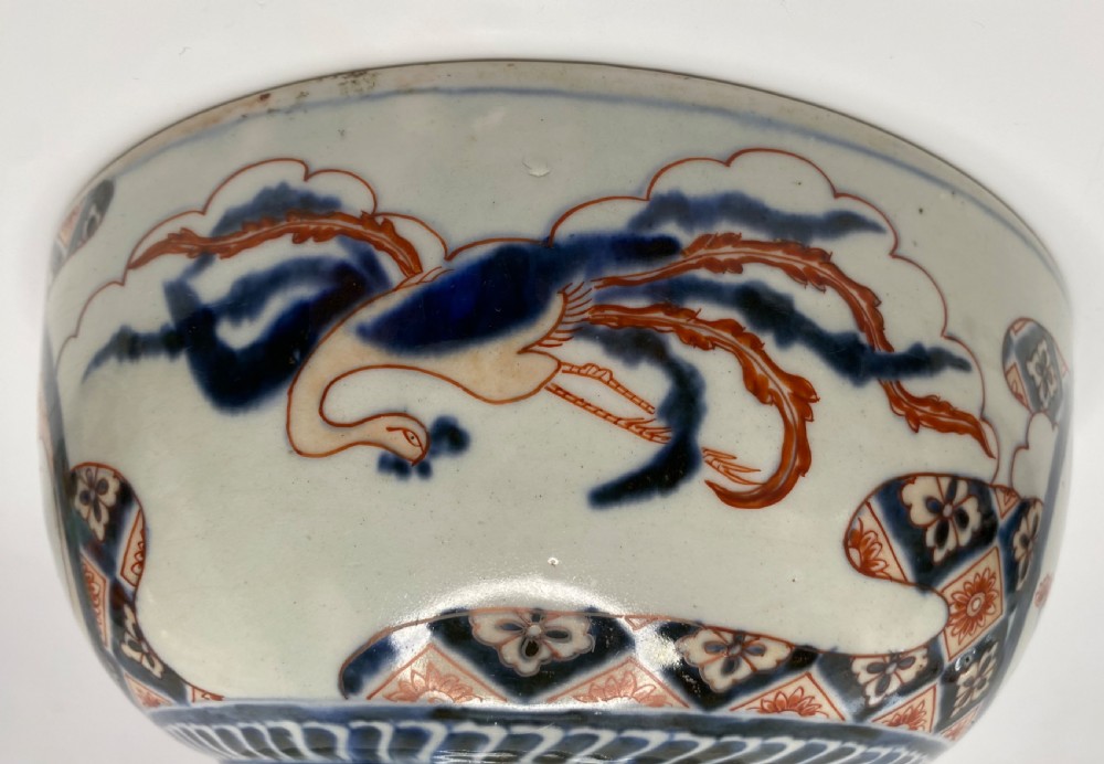 Imari porcelain bowl, Arita, Japan, c. 1700, Genroku Period. View IX