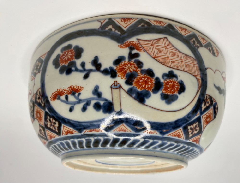 Imari porcelain bowl, Arita, Japan, c. 1700, Genroku Period. View X