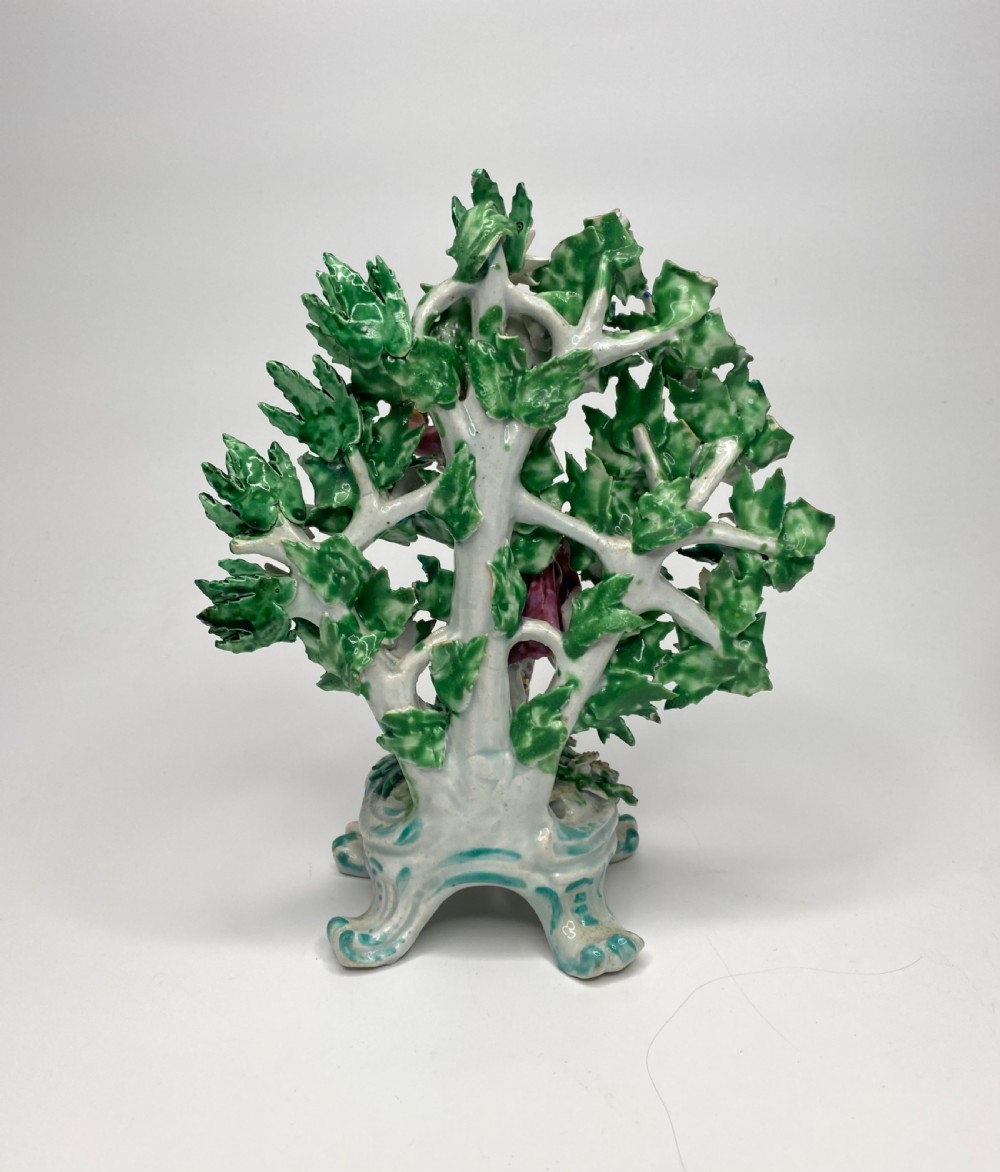 Fine Pair of Bow porcelain bocage figures, New Dancers, c. 1765. View V