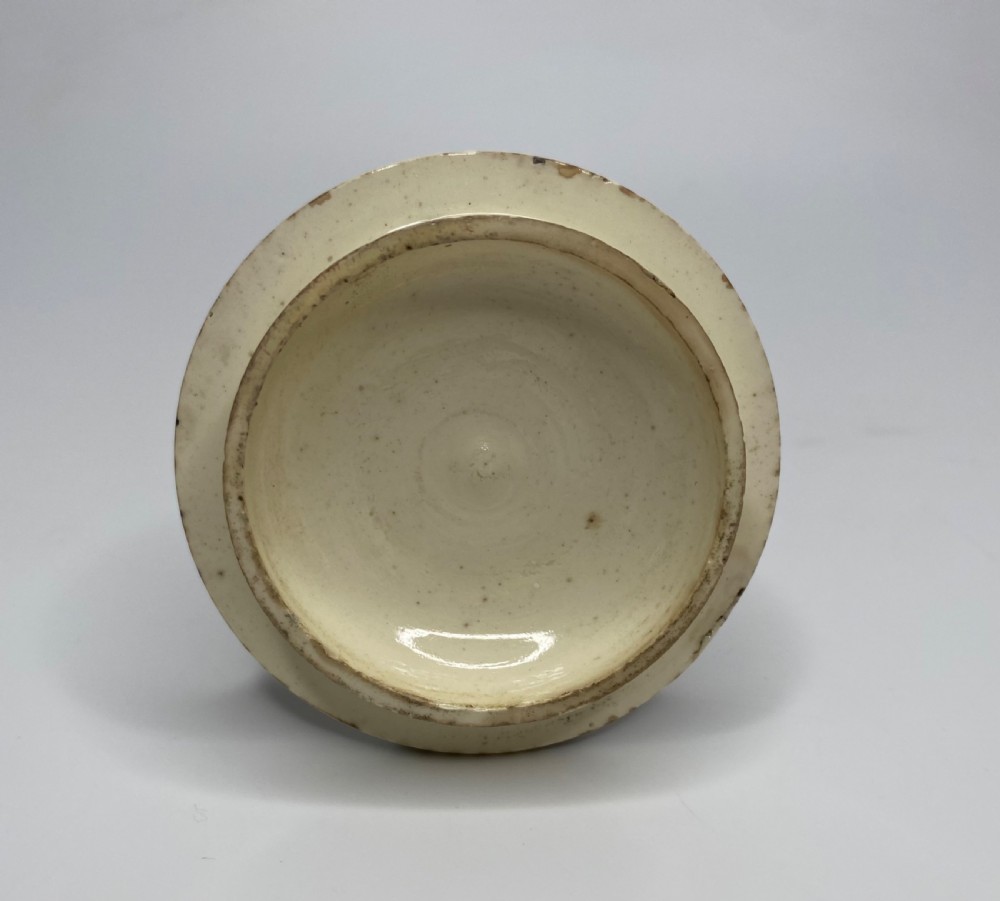 Leeds creamware teapot, Margaret Burton, 1773. View VII