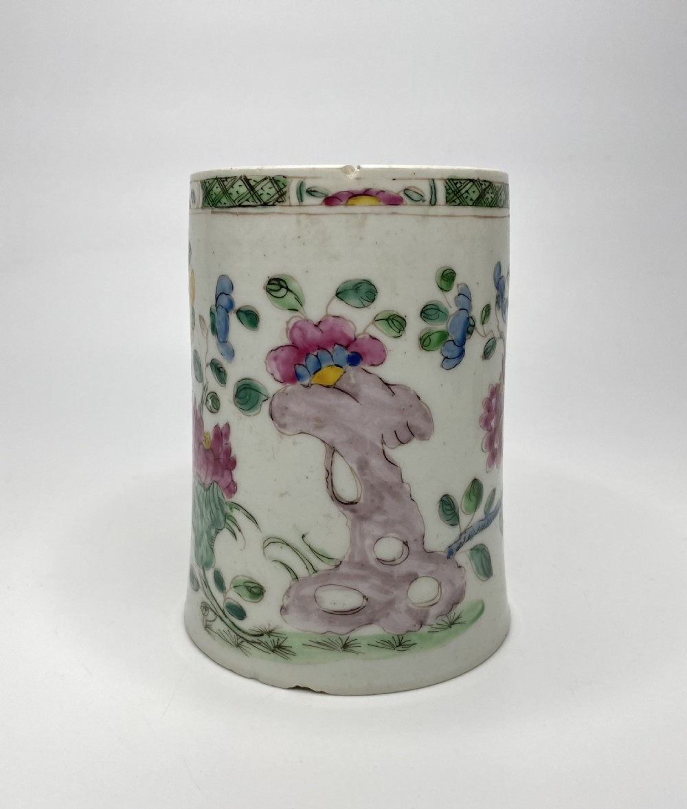 Bow porcelain mug of Scratch R class, c. 1750-1752. View II