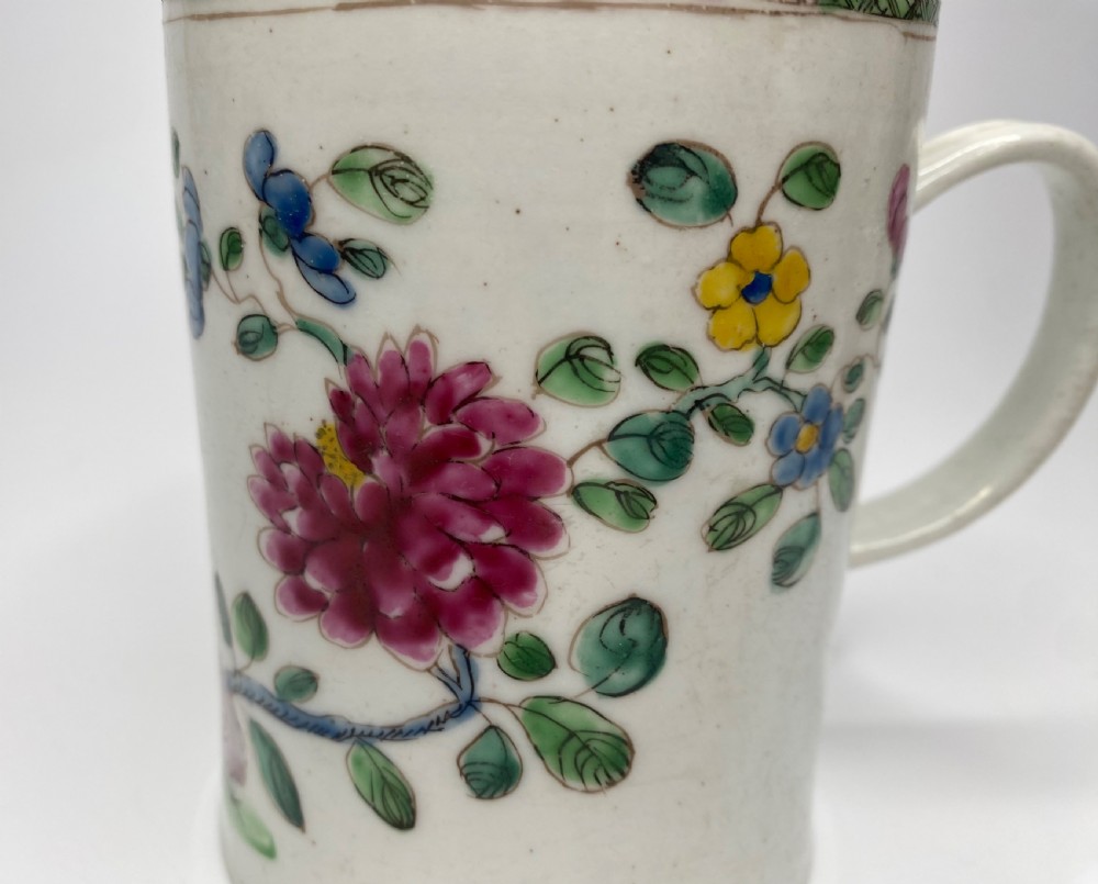 Bow porcelain mug of Scratch R class, c. 1750-1752. View X