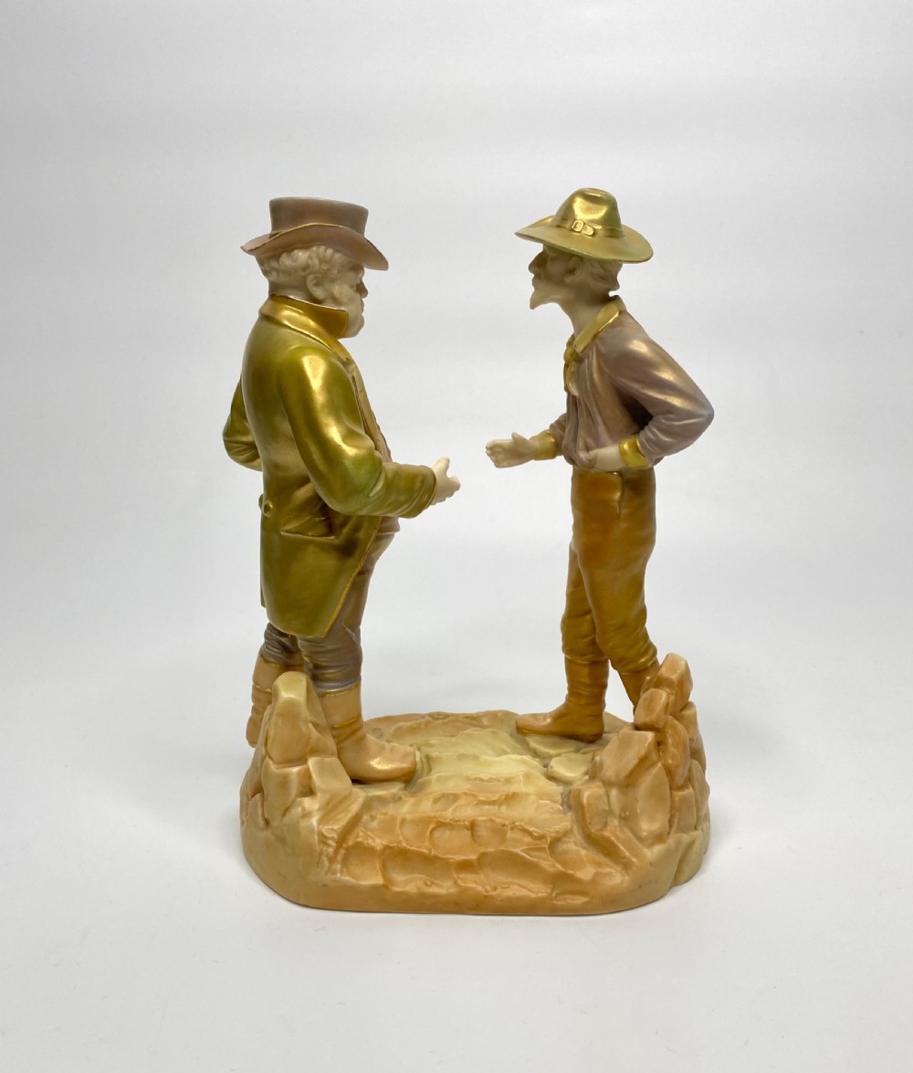 Royal Worcester ‘Anglo American’ group, d. 1903. View III