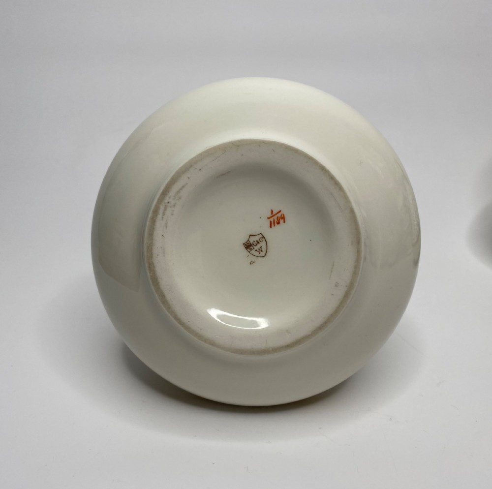 Graingers Worcester pair of reticulated vases, c. 1880. View VIII