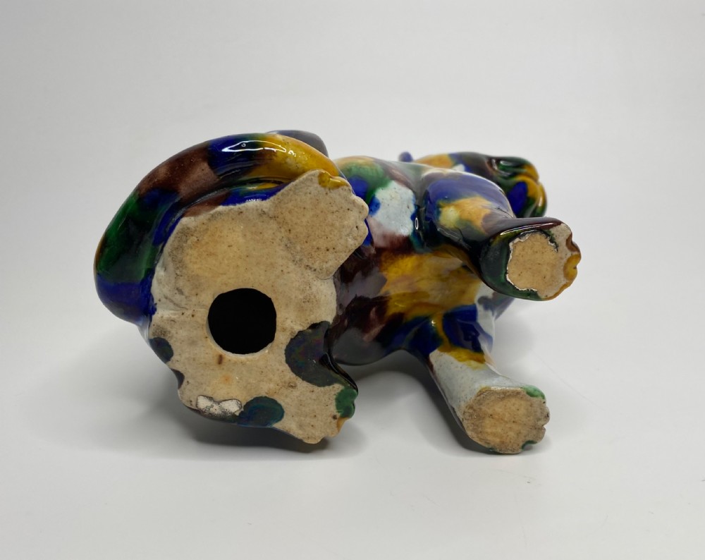 Chinese Sancai glazed porcelain cats, 19th Century, Qing Dynasty. View VIII