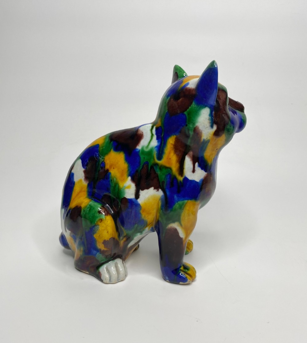 Chinese Sancai glazed porcelain cats, 19th Century, Qing Dynasty. View XII