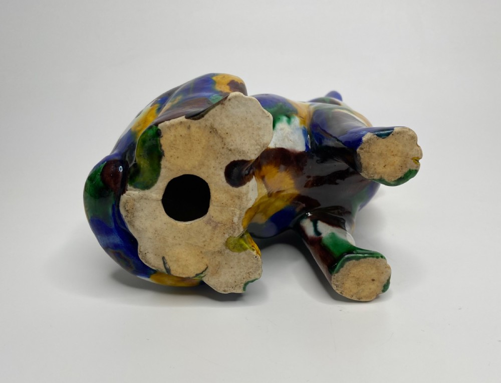 Chinese Sancai glazed porcelain cats, 19th Century, Qing Dynasty. View XIV