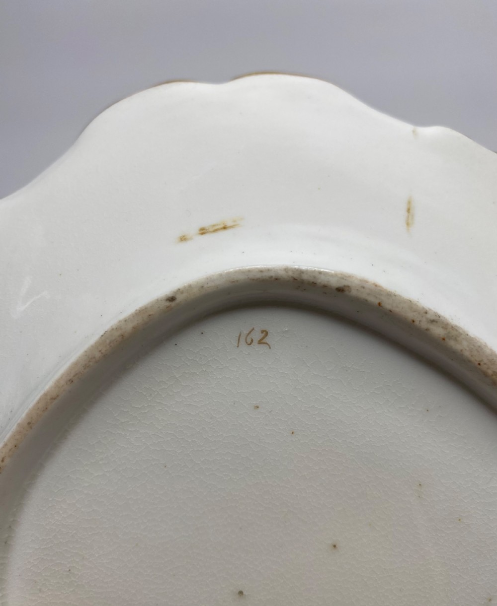 Coalport porcelain pair of dishes, c. 1820. View XVI