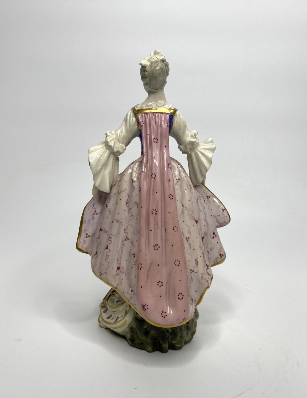 Pair Derby figures of Minuetters, c. 1780. View IV