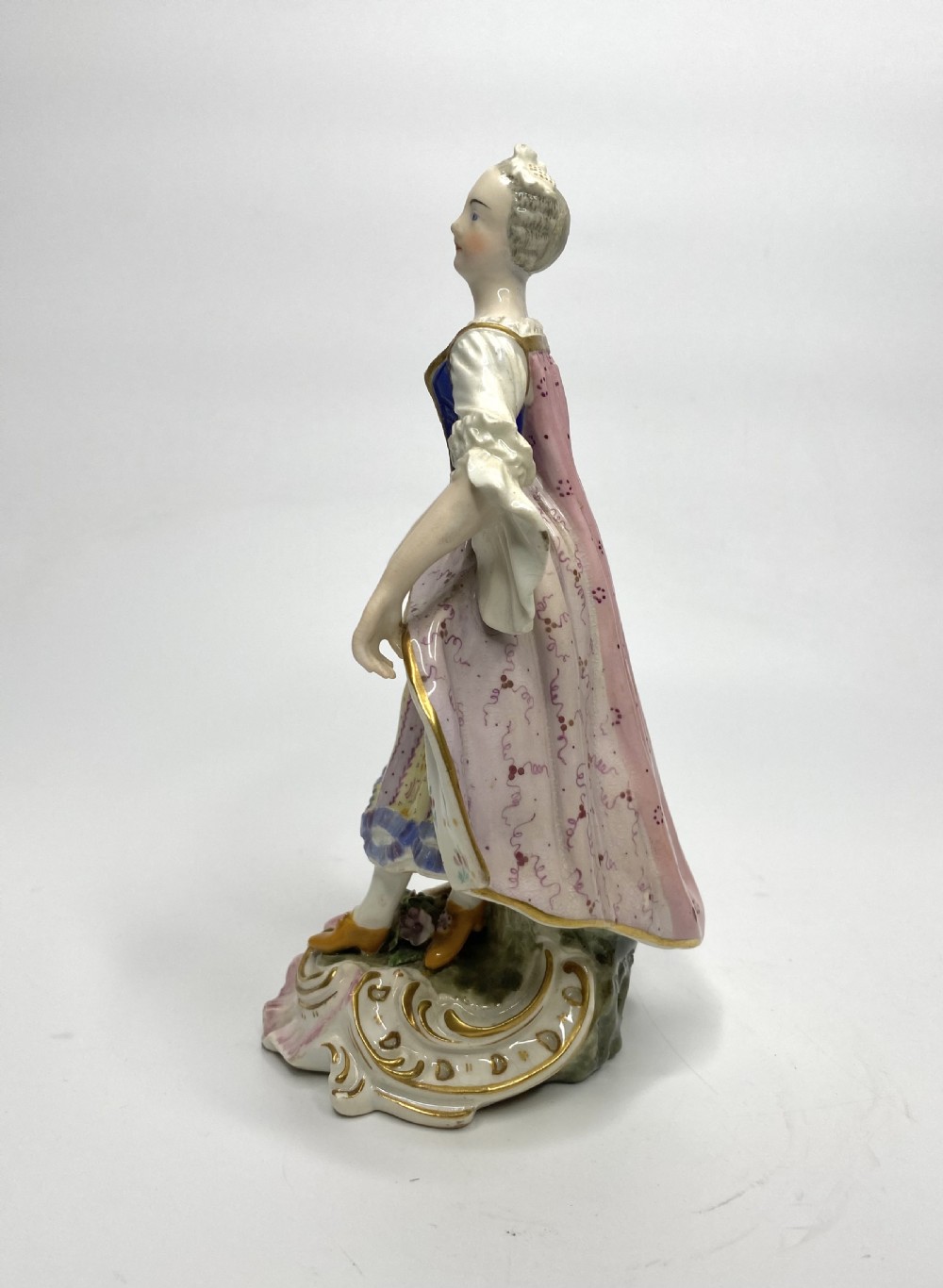 Pair Derby figures of Minuetters, c. 1780. View V