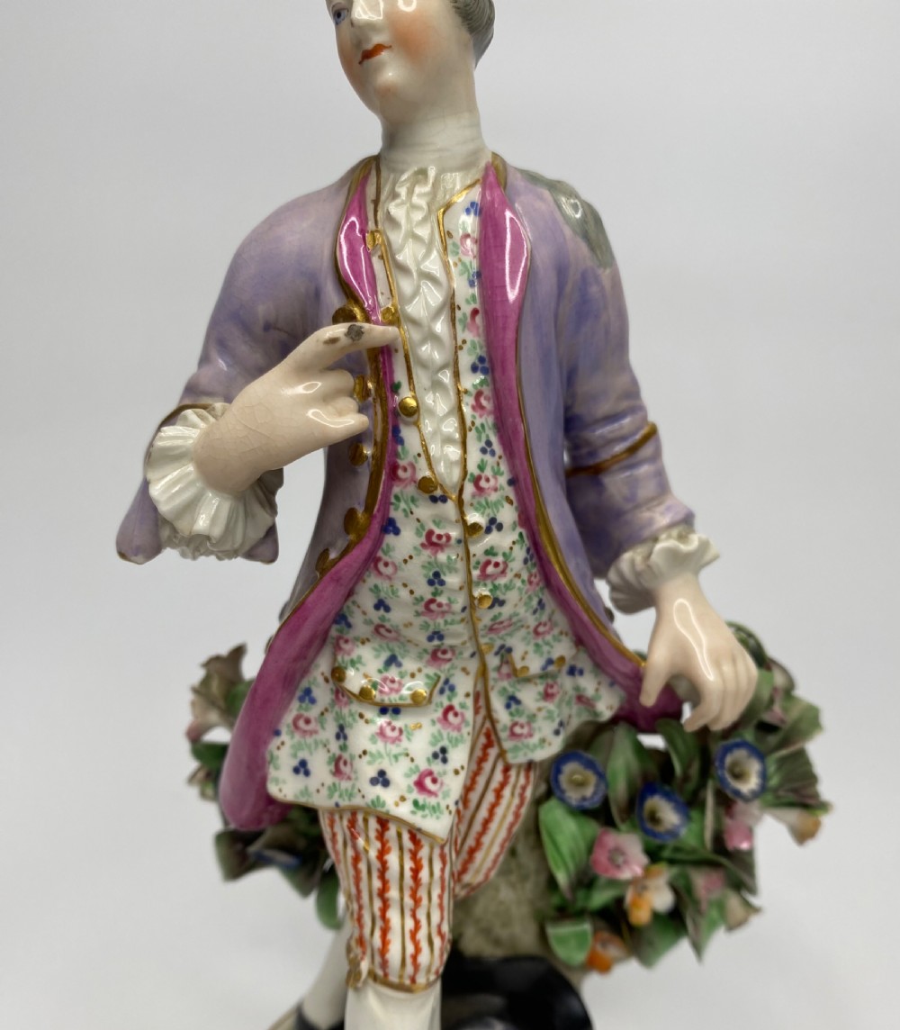 Pair Derby figures of Minuetters, c. 1780. View XV