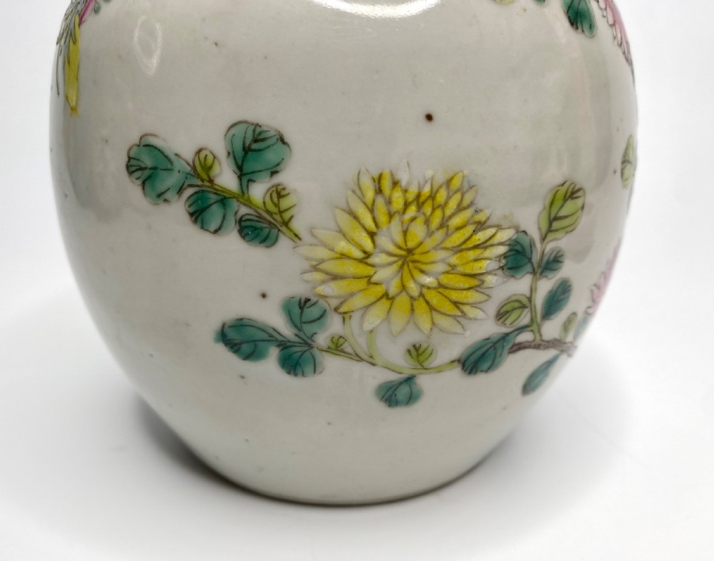 Chinese porcelain ginger jar & cover, c. 1890. View VIII