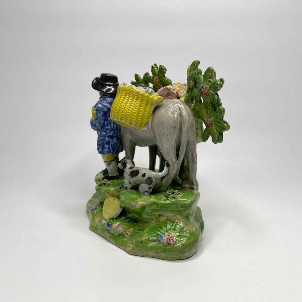 Staffordshire Jolly Traveller bocage group, c. 1820. View IV
