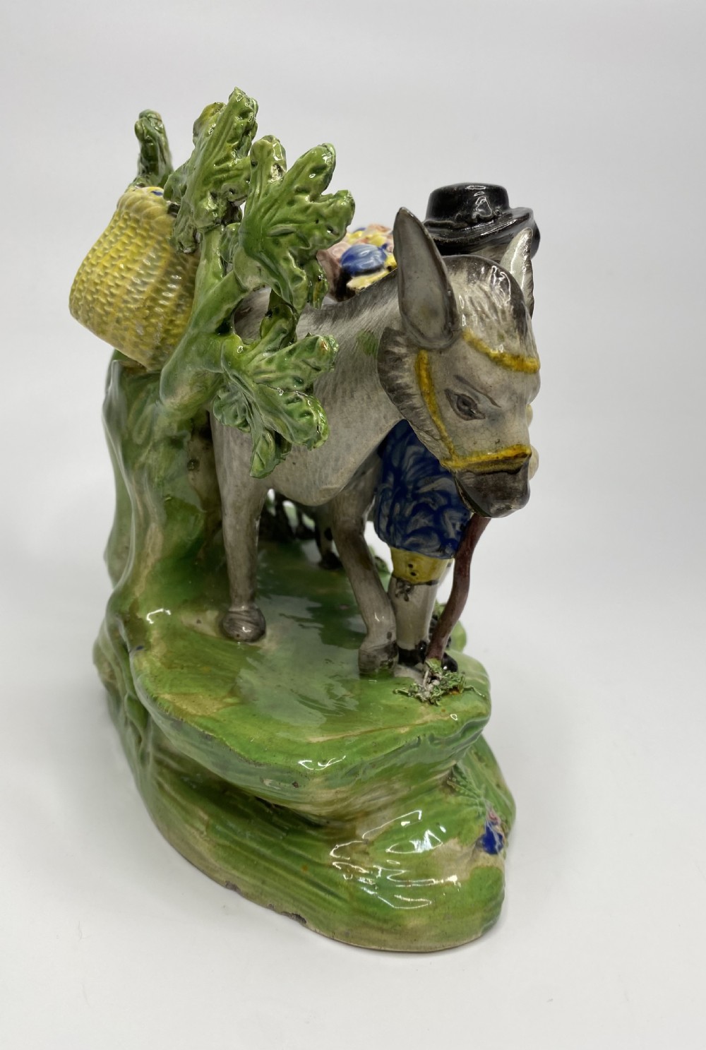 Staffordshire Jolly Traveller bocage group, c. 1820. View VII