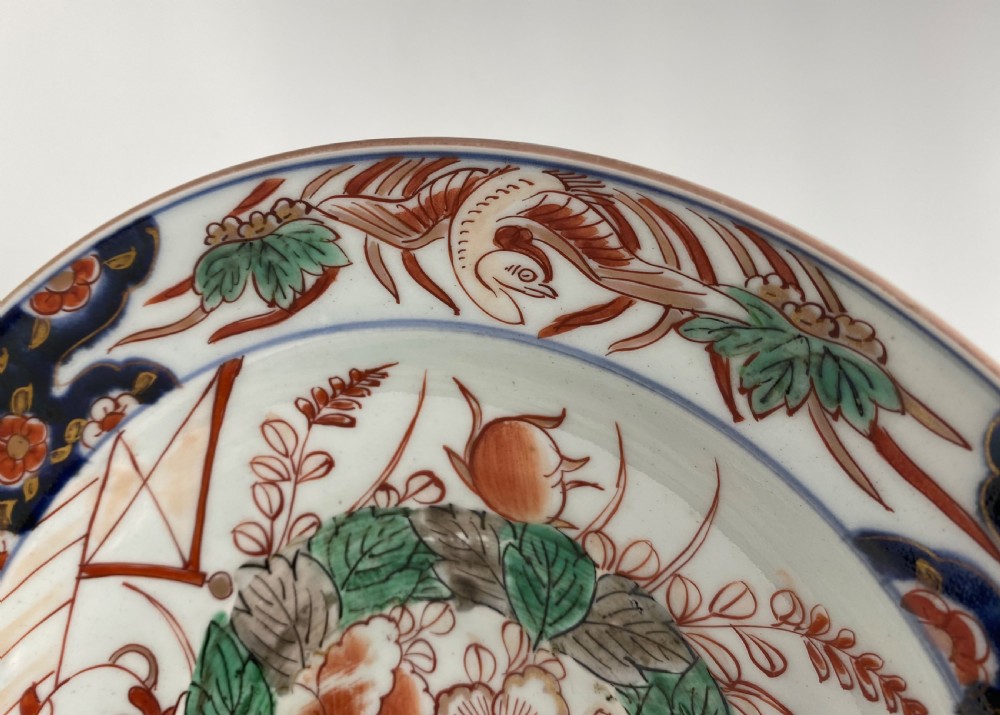Imari porcelain barbers bowl, Arita, Japan, c. 1700. View III